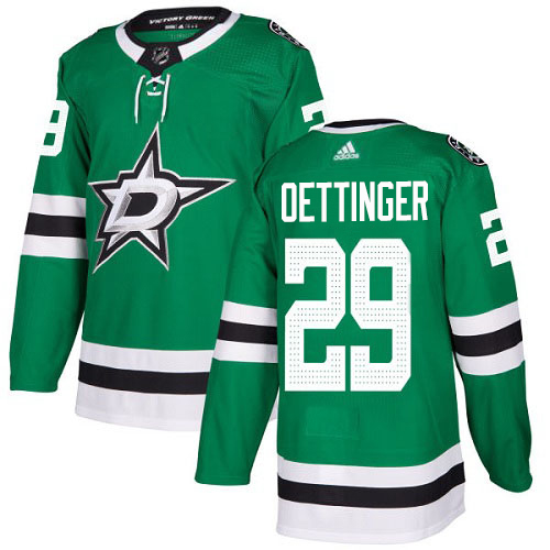 Adidas Dallas Stars #29 Jake Oettinger Green Home Authentic Youth Stitched NHL Jersey->youth nhl jersey->Youth Jersey